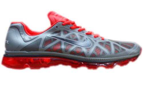 Air Max 360 W - Chumbo e Vermelho